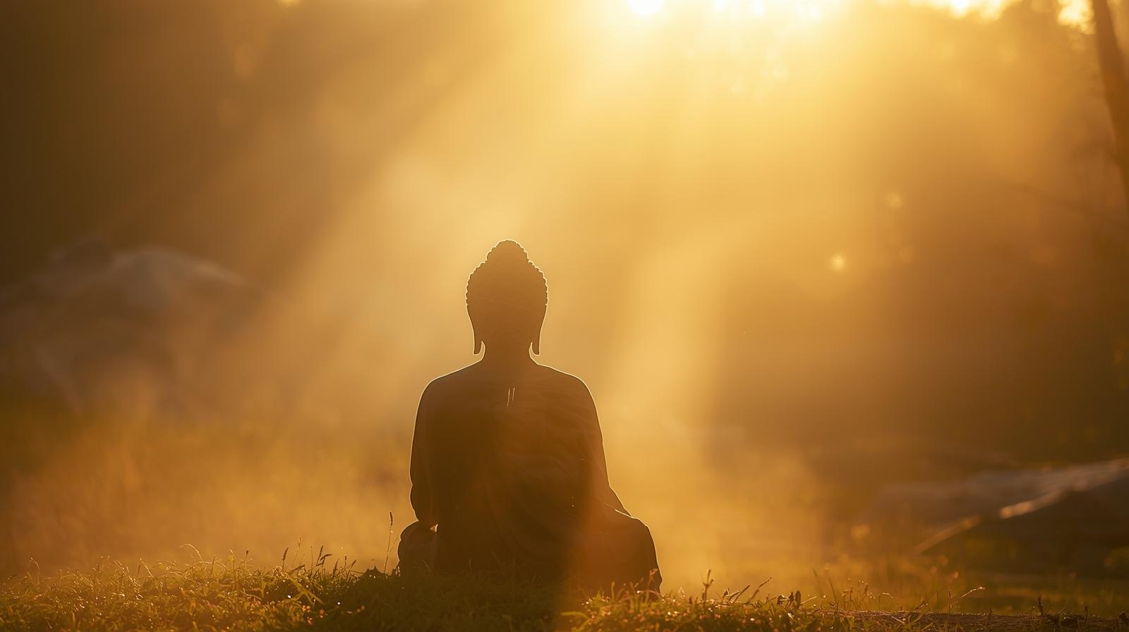 Woman enjoying calm morning sunlight – symbol of peace and mindfulness.