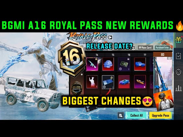 A16 Royale Pass – New Season of Rewards